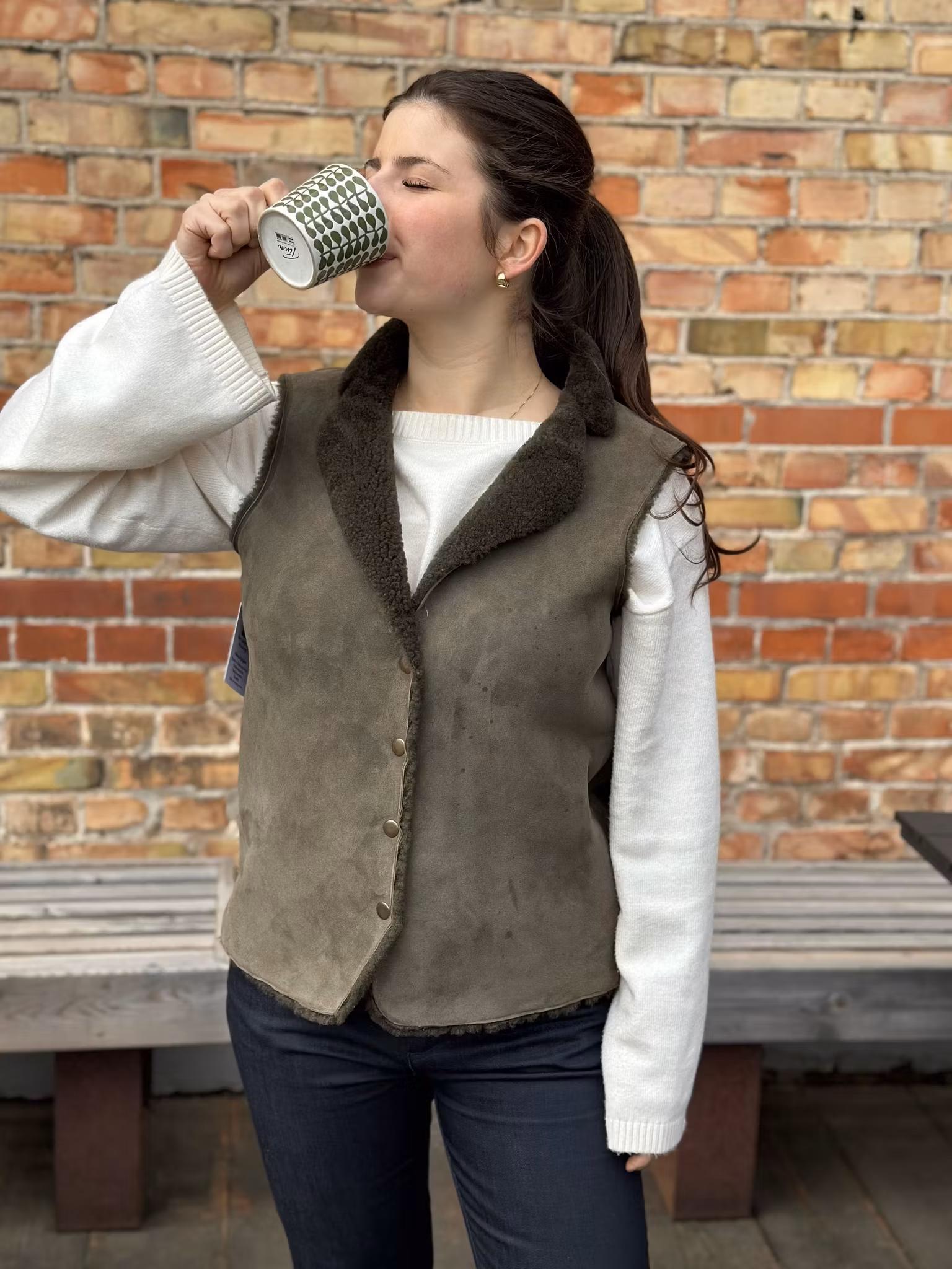 Sheepskin vest 