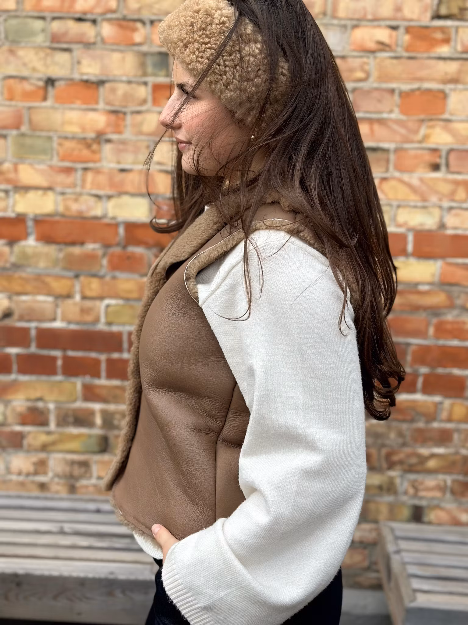 Sheepskin vest 