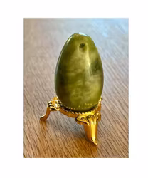 Yoni ägg Aventurin, Grön mini 30x20mm AAA