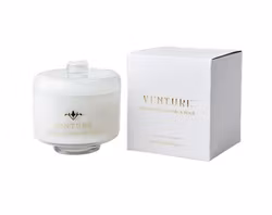 VENTURE Doftljus Lavender, chamomile & neroli, Vit Ø10xH11 cm ~24 h