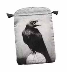 Tarotpåse i satin Crows