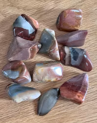 Jaspis Polychrome trumlad 1 styck
