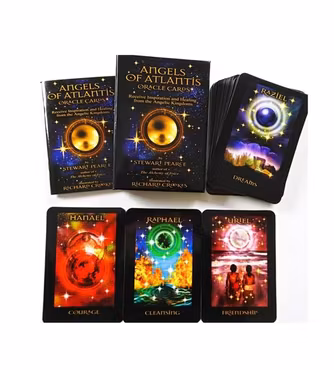 Angels of Atlantis Oracle Cards Receive Inspiration and Healing from the Angelic Kingdoms (Engelsk)