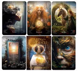 Queen of the Sun Oracle Guidance through solar and seasonal energies (Engelsk)