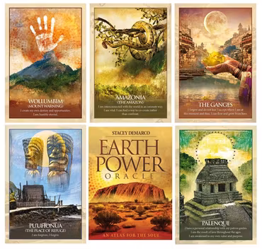 Earth Power Oracle : An Atlas for the Soul (Engelsk) NYHET! Kommer snart