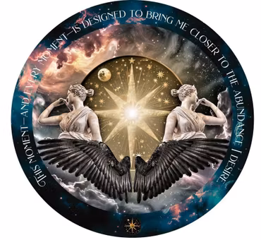 Cosmic Wealth Codes Affirmation Deck (Engelsk) NYHET!