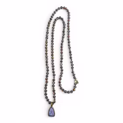 ICON Halsband Mala - Kristaller bronsfärgat som gnistrar fint, längd 88 cm