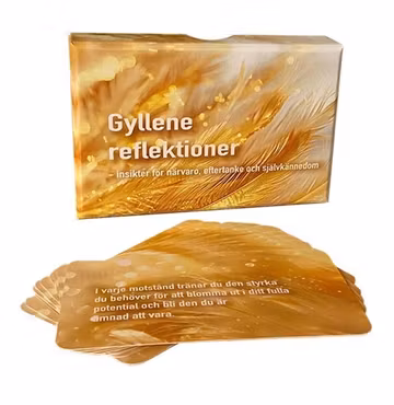 Gyllene reflektioner - insikter för närvaro, eftertanke och självkännedom ( Svensk) NYHET!