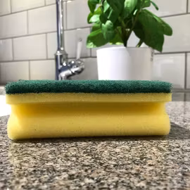 Grovrengöringssvamp Gul/Grön