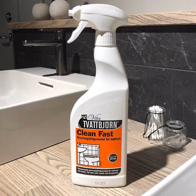 Toalettrengöring Clean Fast vita tvättbjörn  0,75 l