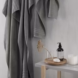 Basic Frotté 65x130 cm Grå