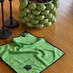 Mikrofiberduk T2 Hussymbol 30x30 cm Grön