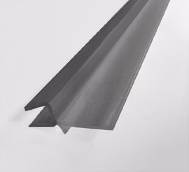 Släplist dusch 20 mm rökfärgad