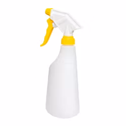 Sprayflaska 0,65 l transparent Vit/Gul