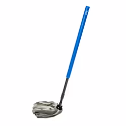 Moppset mikrofibersvabb 180 cm blå