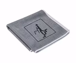 Mikrofiberduk T2 Flyttstädsymbol 30x30 cm Grå