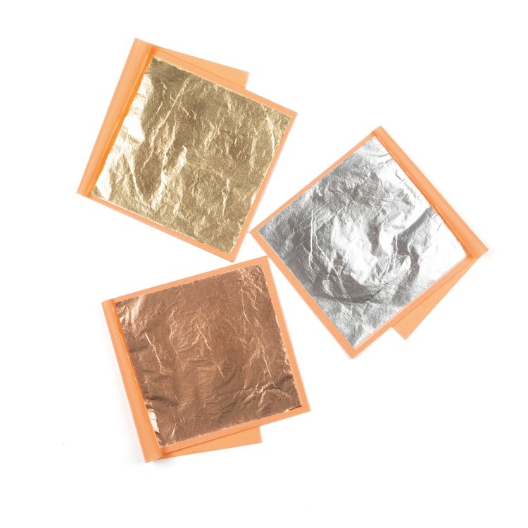 Annie Sloan metallblad guld, silver och koppar