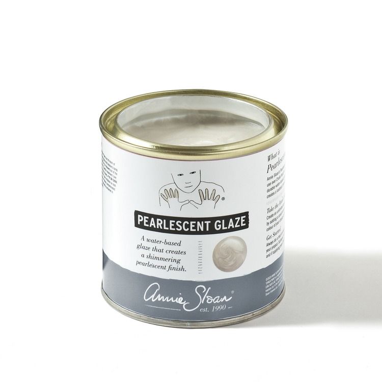Annie Sloan Pearl Cent Glaze, pärlemorlack med vacker glans