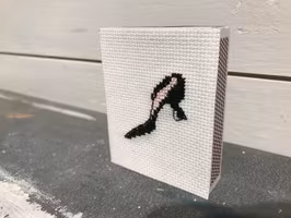 Broderad Tändsticksask