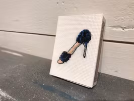 Broderad Tändsticksask