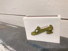 Broderad Tändsticksask