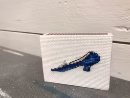 Broderad Tändsticksask