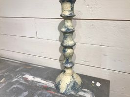 Handmålad ljusstake