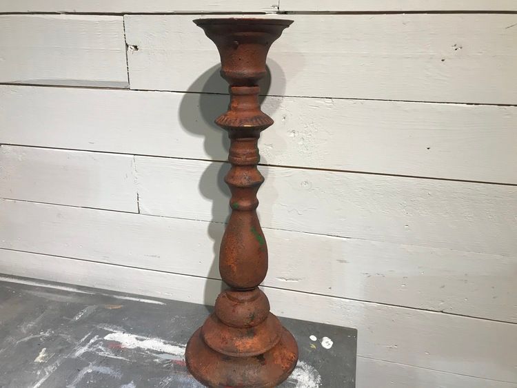 Handmålad ljusstake