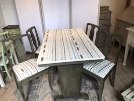 Handmålad Matgrupp