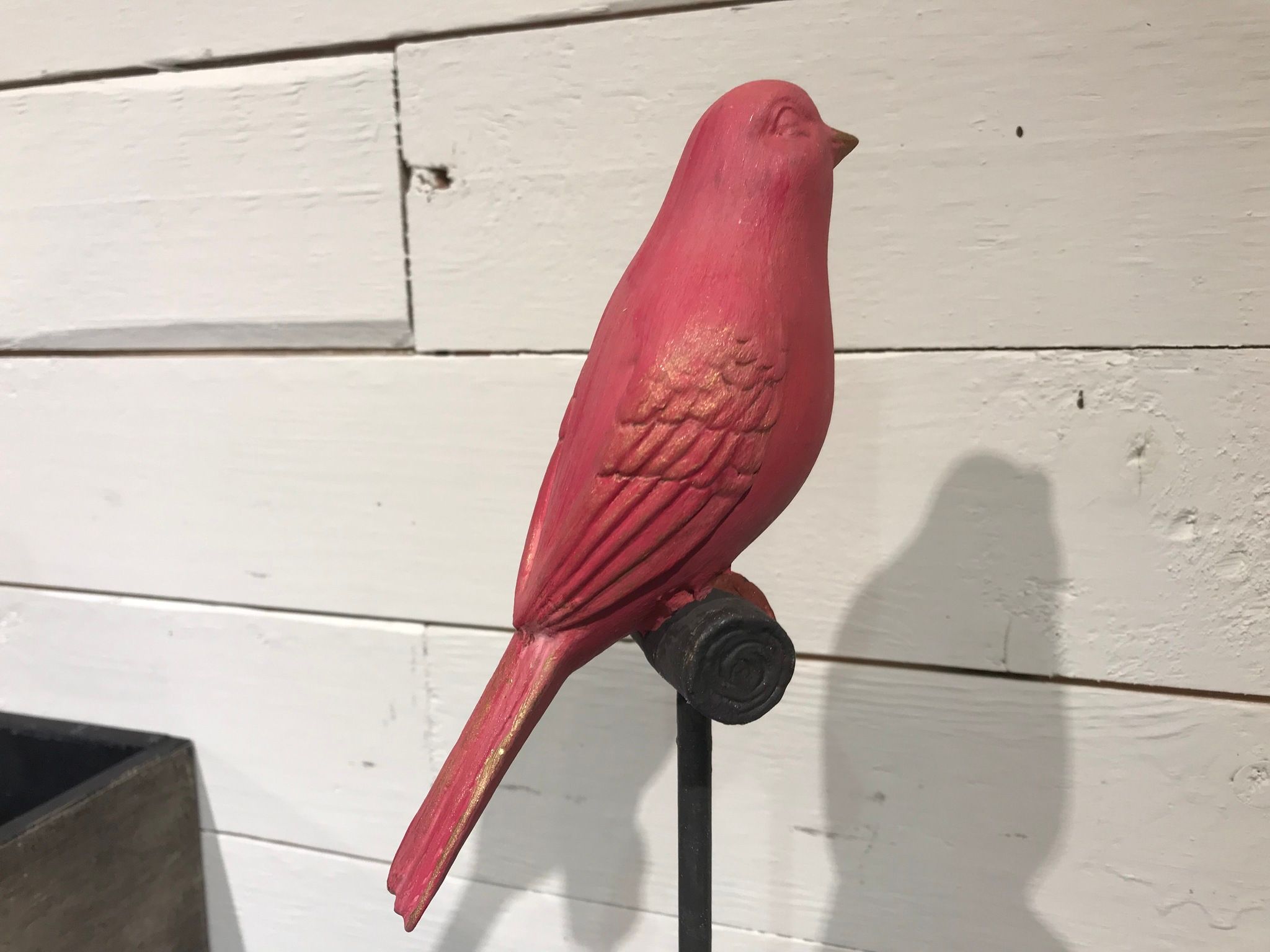 Sångfågel, handmålad med Annie Sloan Chalk Paint.
