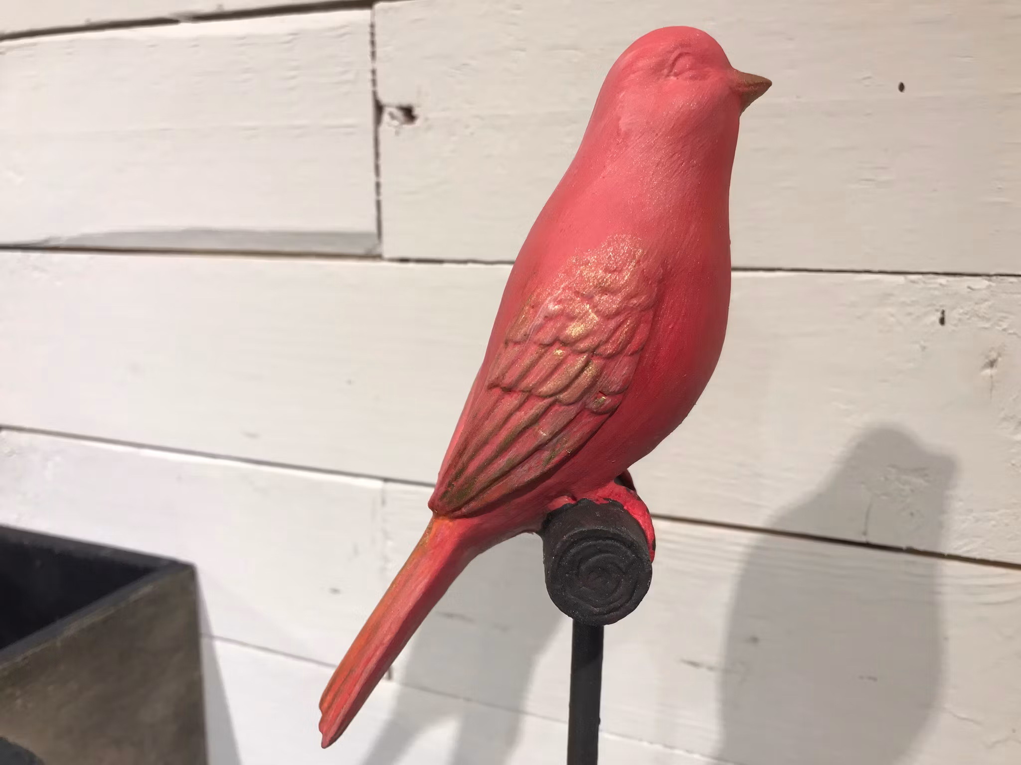 Sångfågel, handmålad med Annie Sloan Chalk Paint.