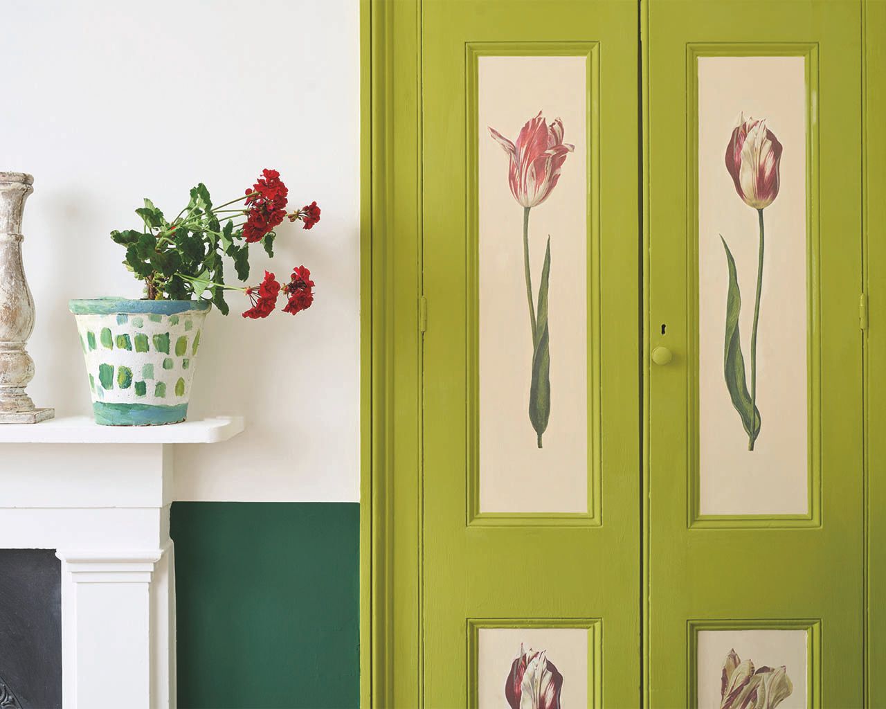 Decoupagepapper Tulips