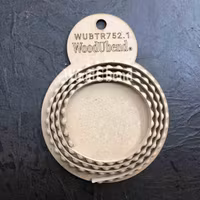 Träornament Pärlband 2-pack TR752.1