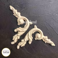 Träornament Barockhörn 2-pack wub1318-9