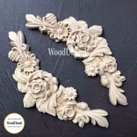 Träornament Blomstergirlang 2-pack wub0349