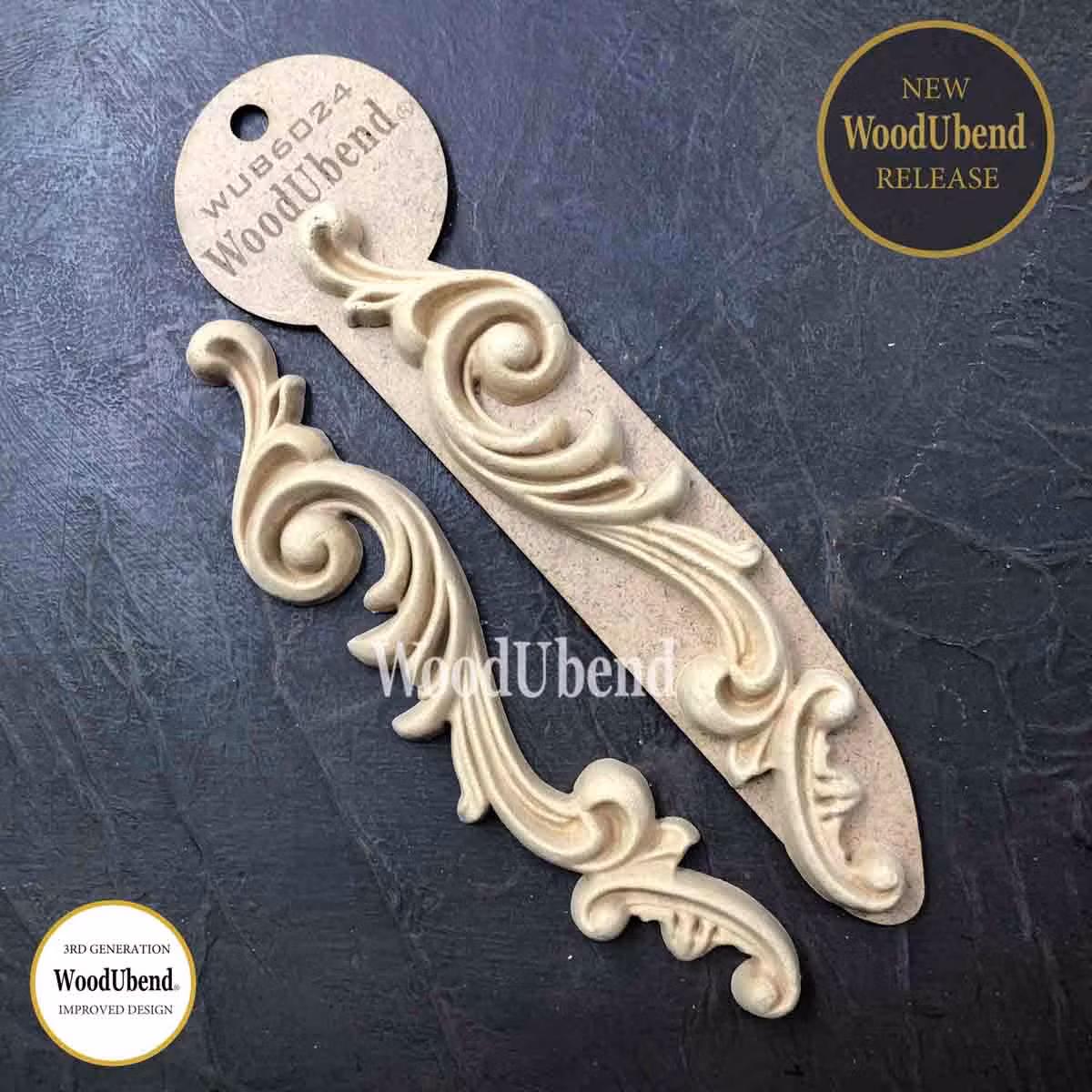 Träornament Droppform 2-pack wub6024