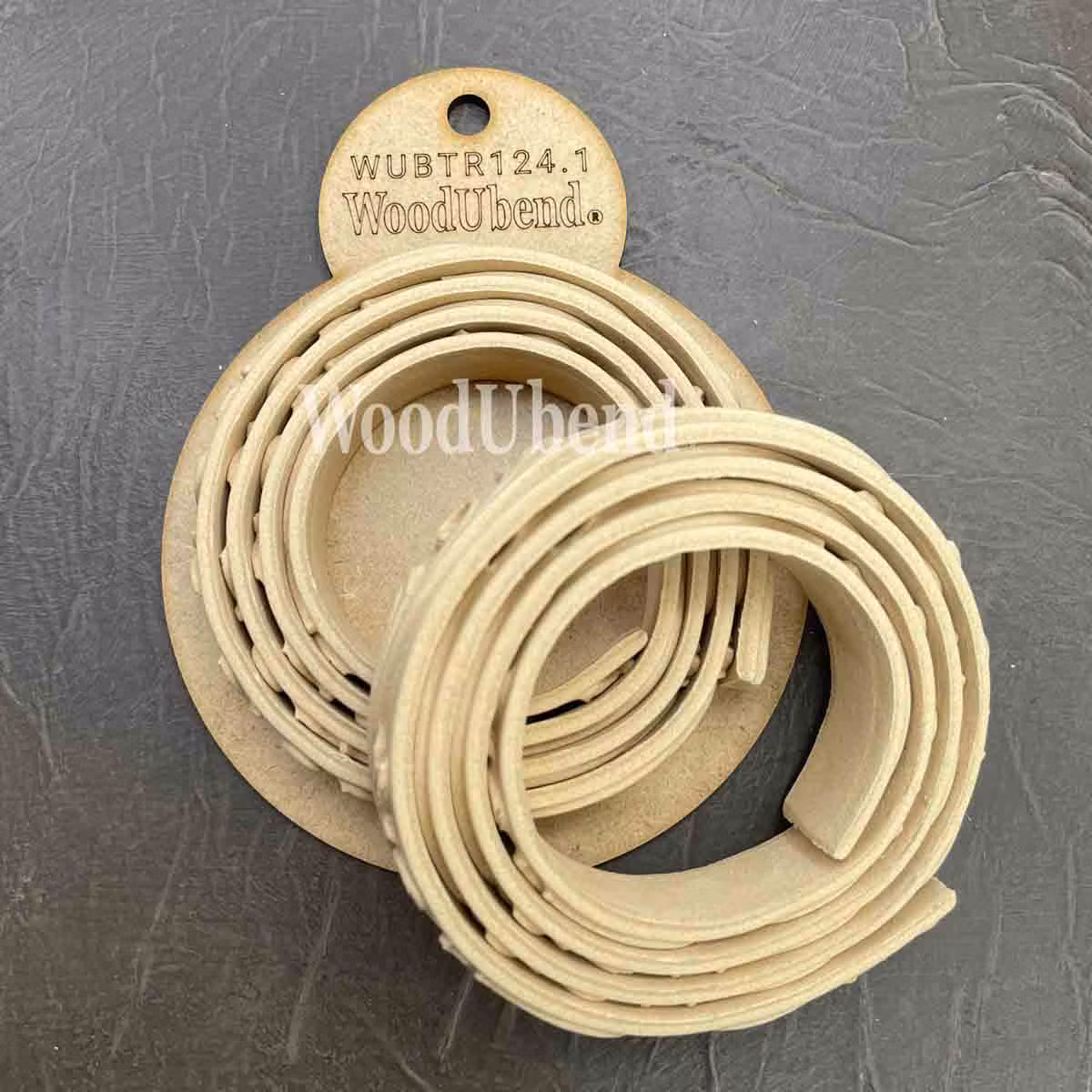 Träornament Band med mönster 2-pack TR124.1