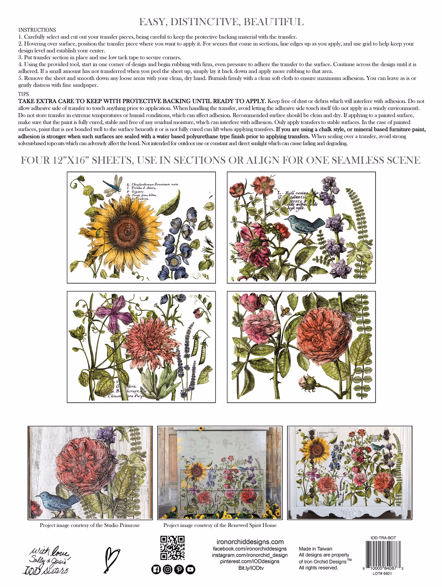 IOD Transfer Botanist's journal