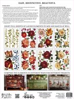 IOD Transfer Collage de fleurs
