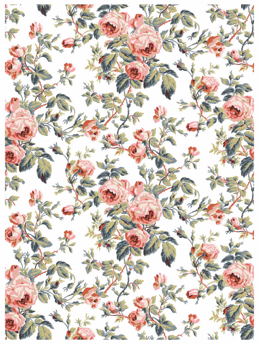 IOD Paint Inlay Lattice Rose