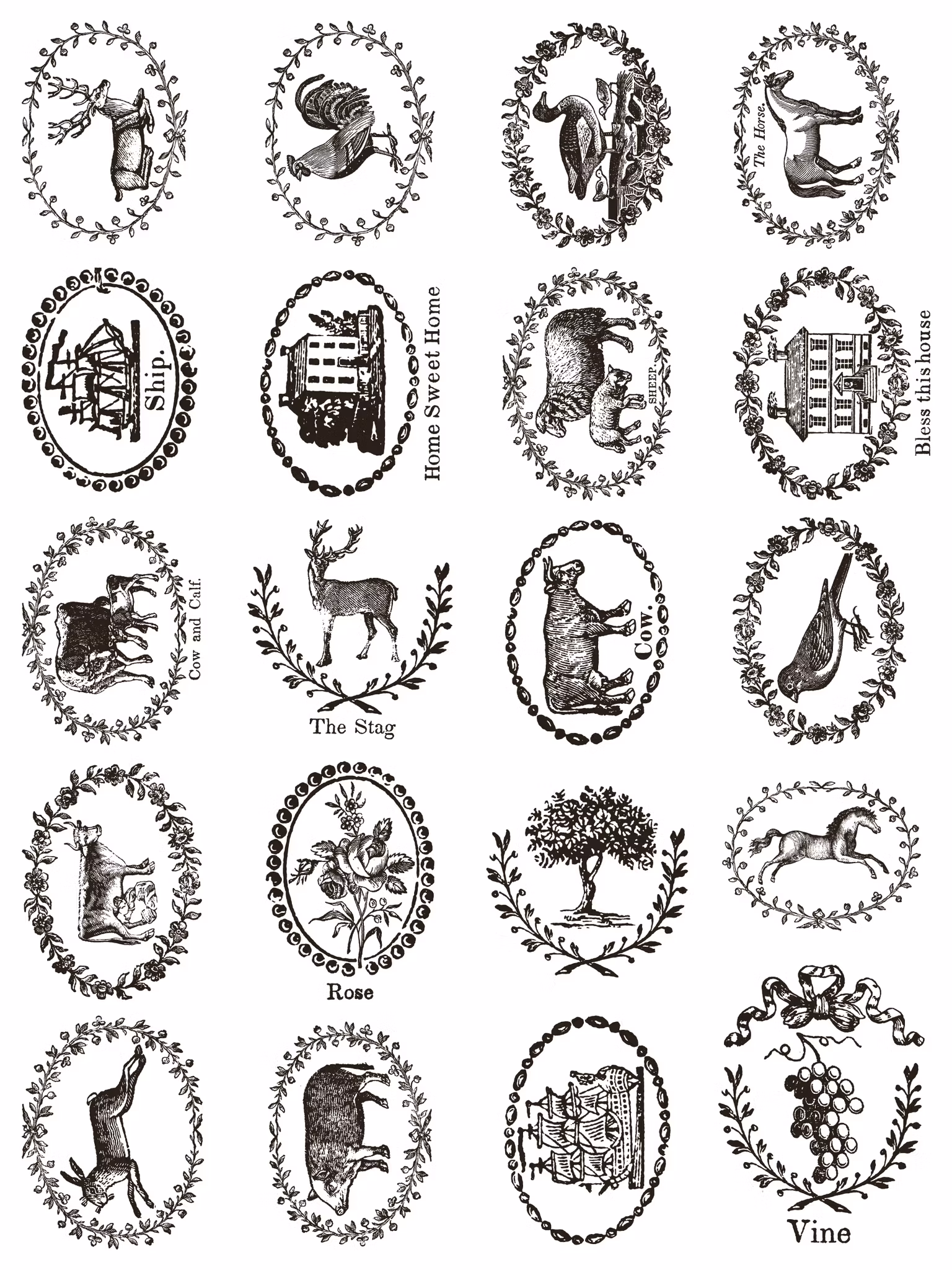 IOD Paint Inlay Delft traditions noir