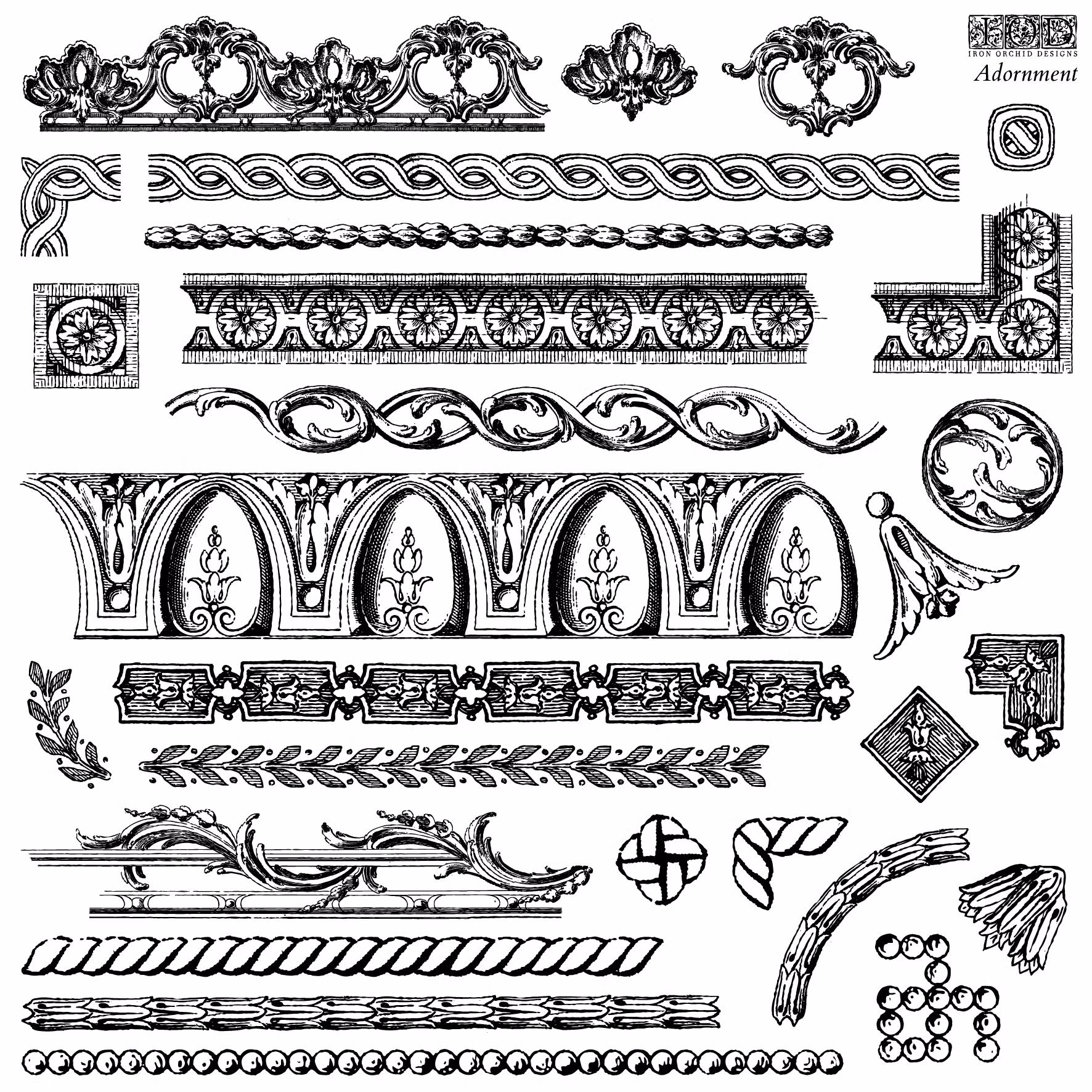 IOD Stamps Adornment