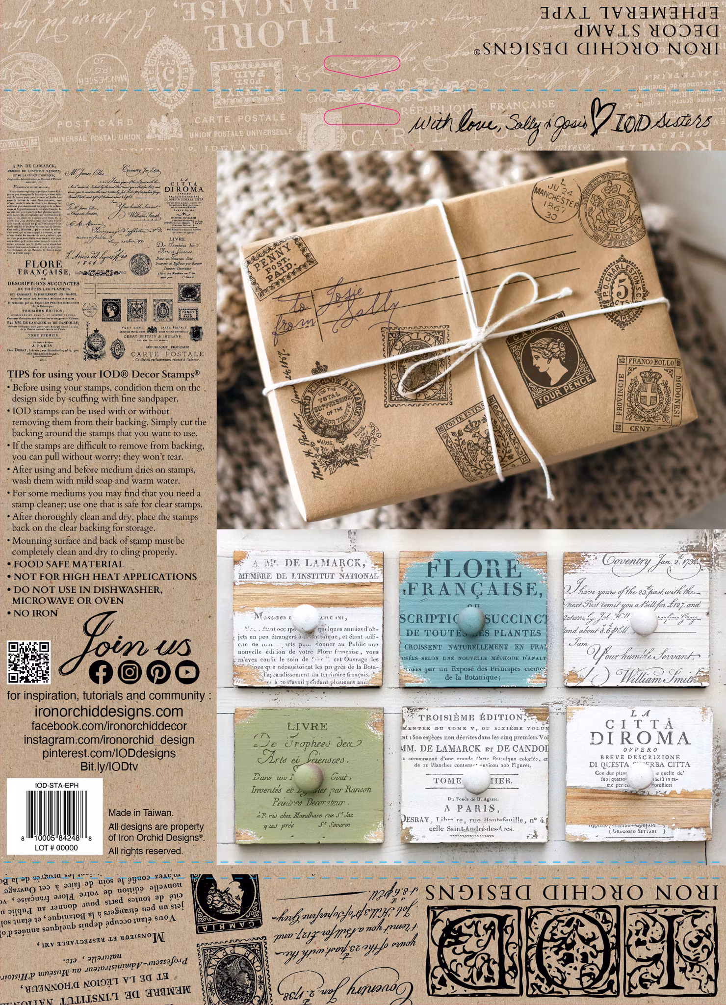 IOD Stamps Ephemeral Type