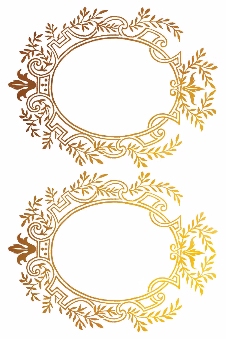 IOD Guldtransfer Petit Ornaments