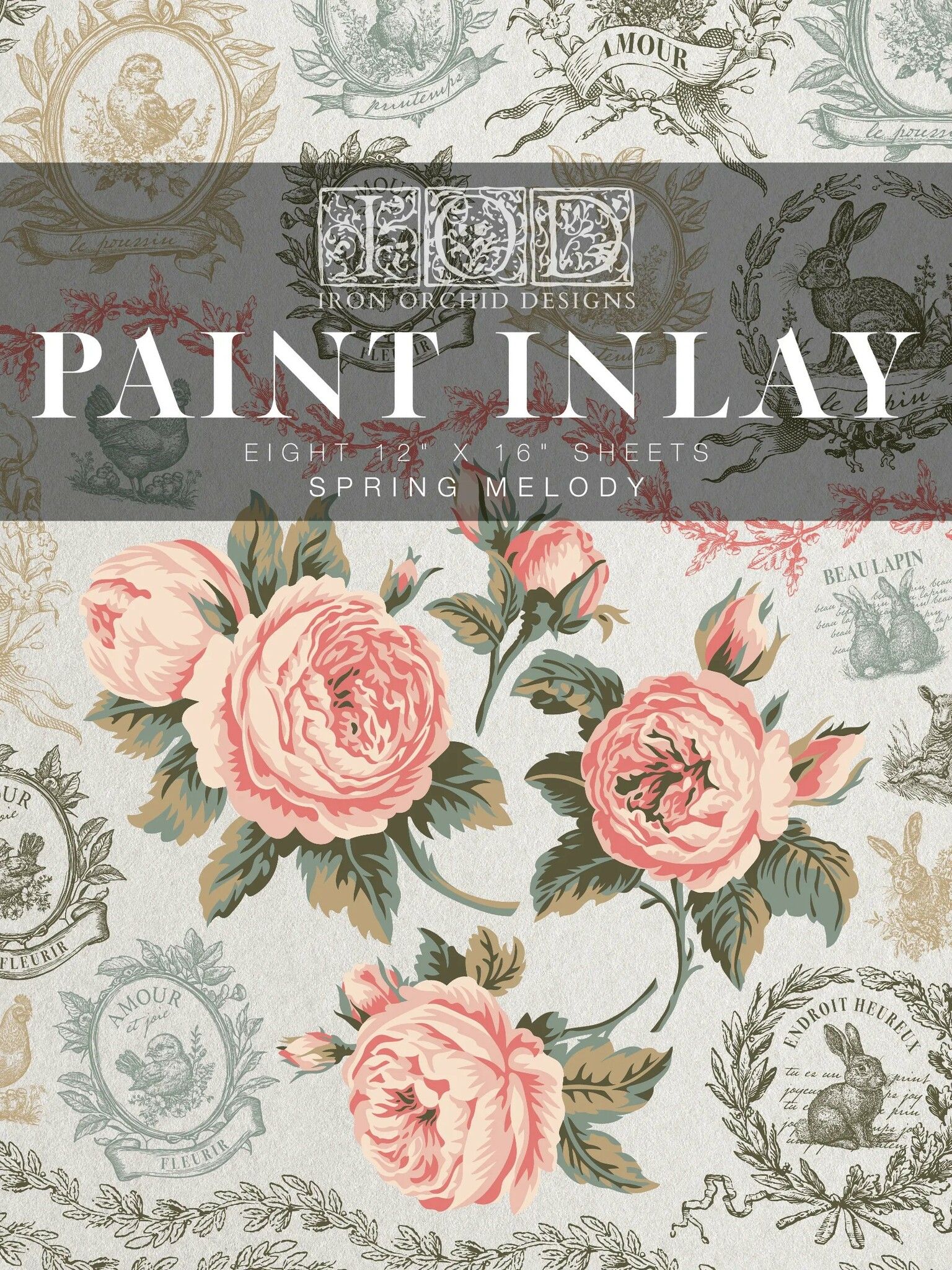 IOD Paint Inlay Spring Melody