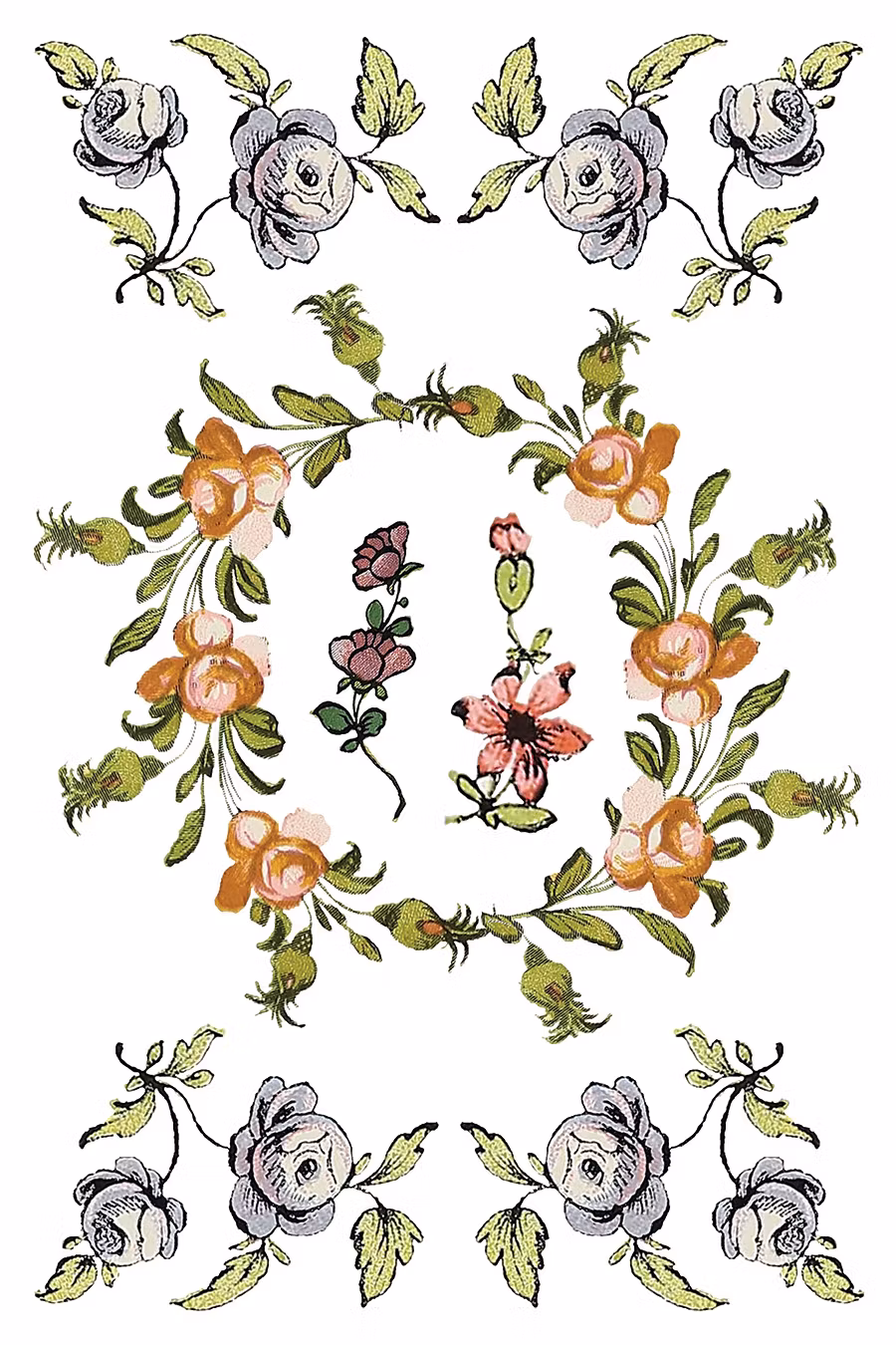 IOD Transfer Fairytale Florals