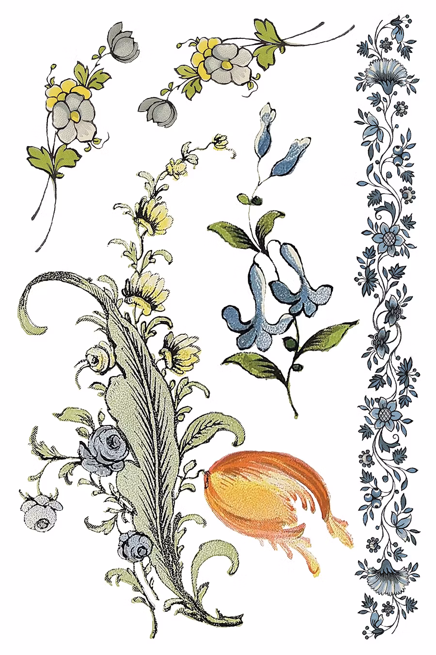 IOD Transfer Fairytale Florals