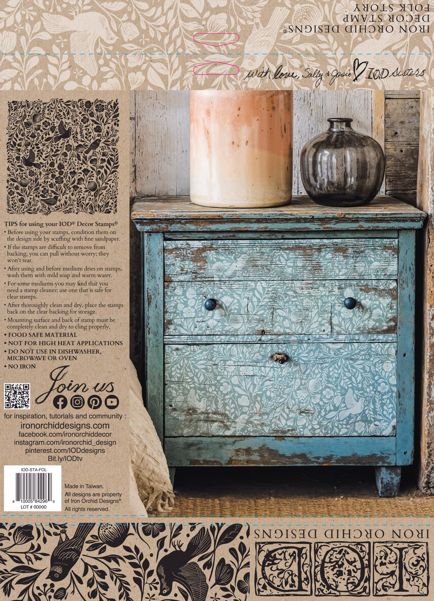 IOD Stamps Folk Story