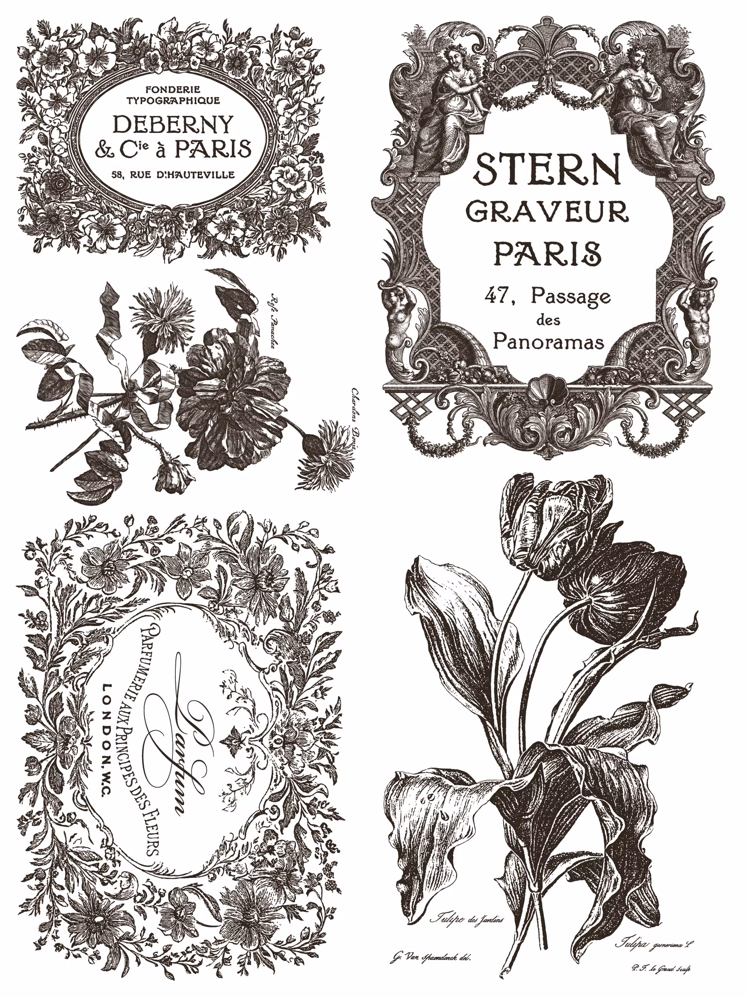 IOD Paint Inlay Floriography