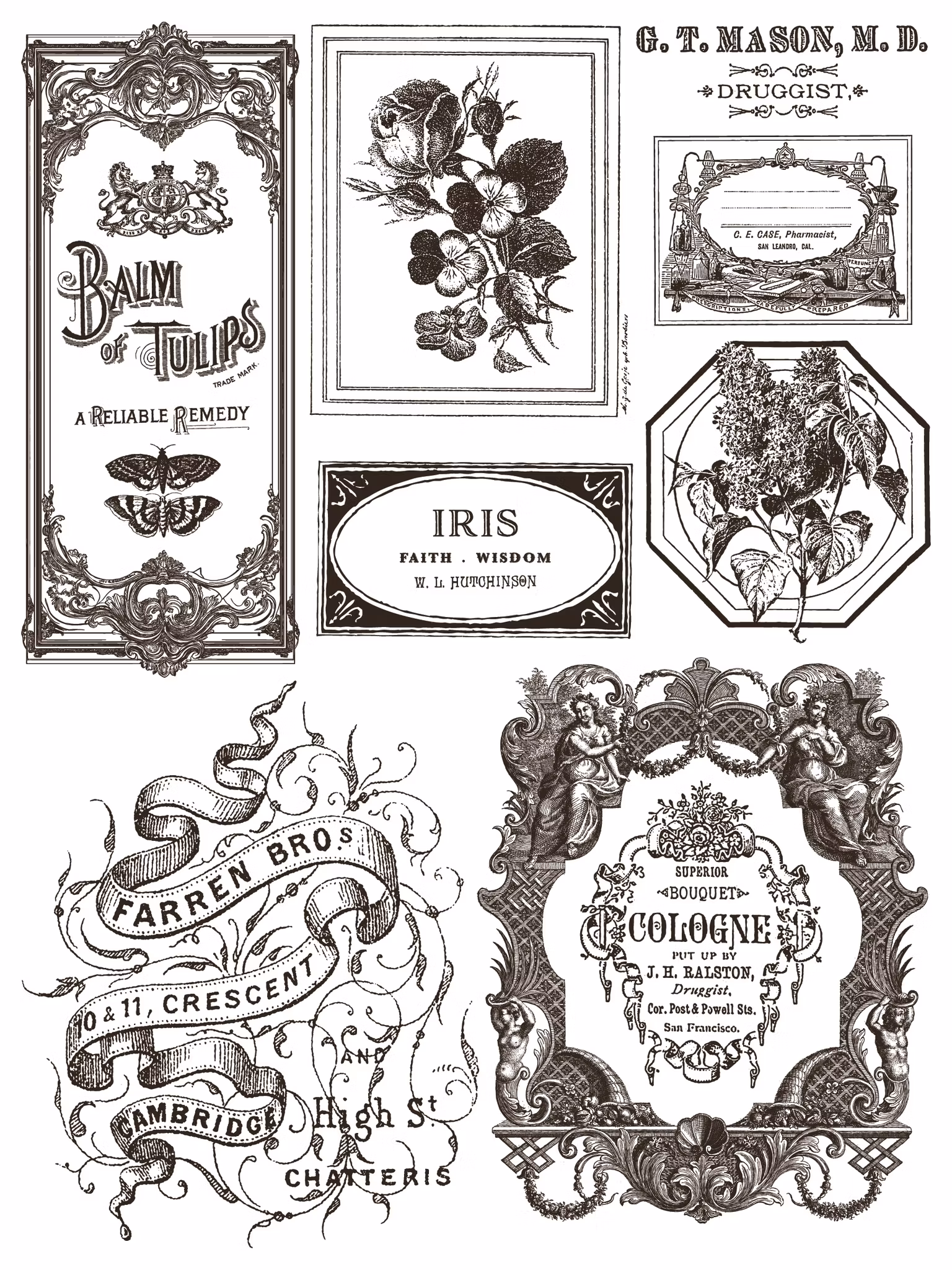 IOD Paint Inlay Floriography